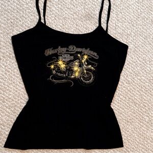 Harley-Davidson Black Fitted Camisole